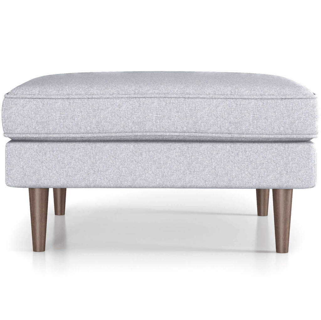 Amber MCM Square Upholstered Ottoman 32