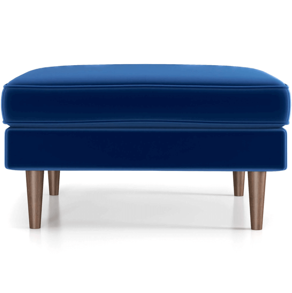 Amber MCM Square Upholstered Ottoman 32