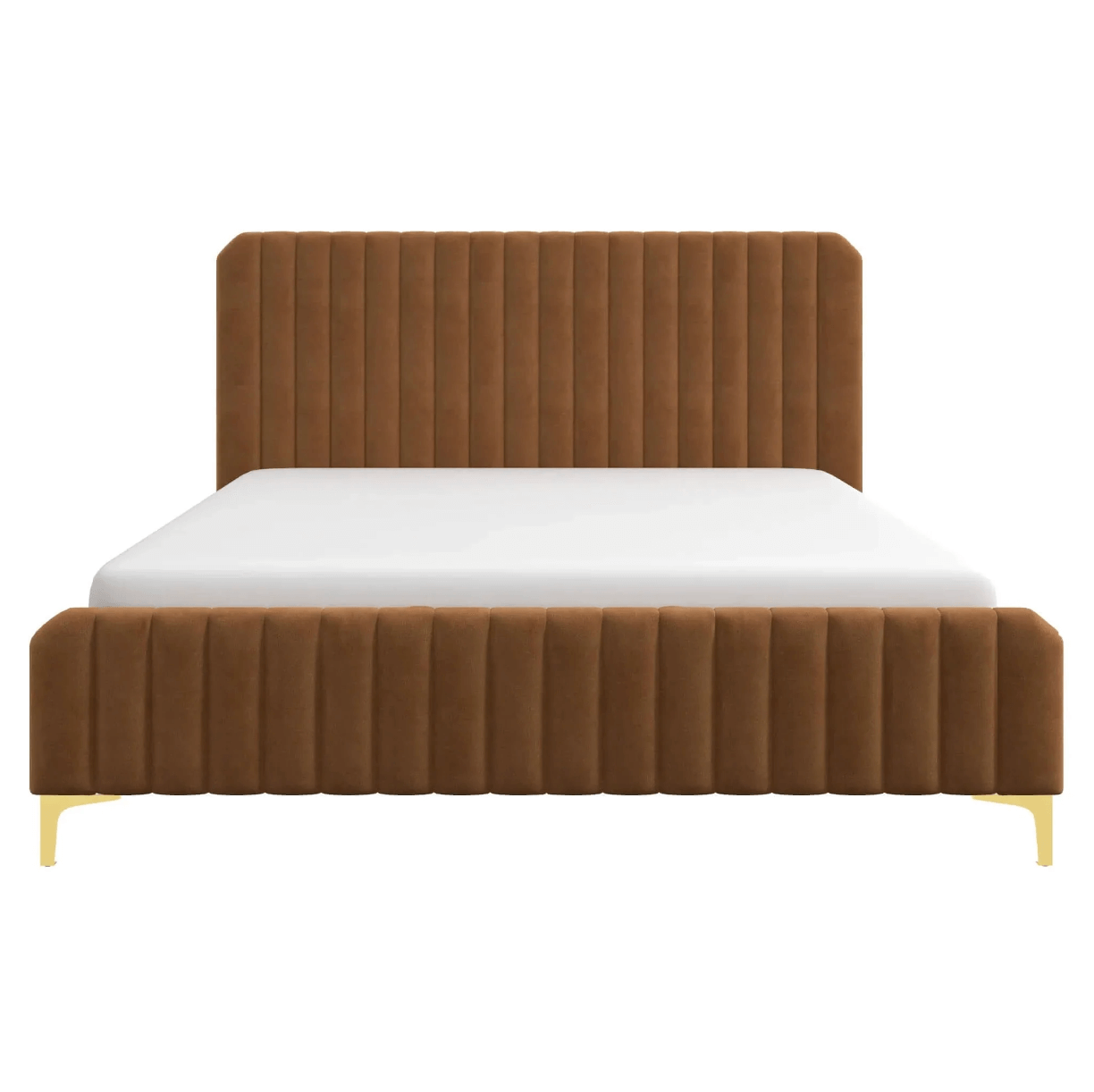 Bethany Tufted Velvet Upholstered Bed Platform (3 Colors)