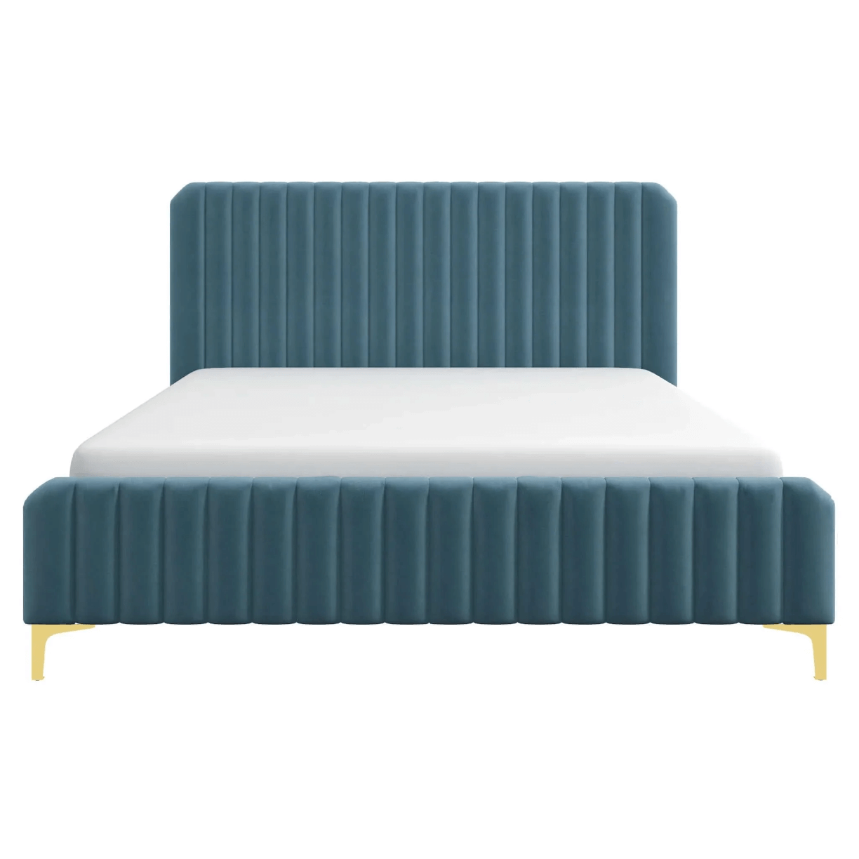 Bethany Tufted Velvet Upholstered Bed Platform (3 Colors)