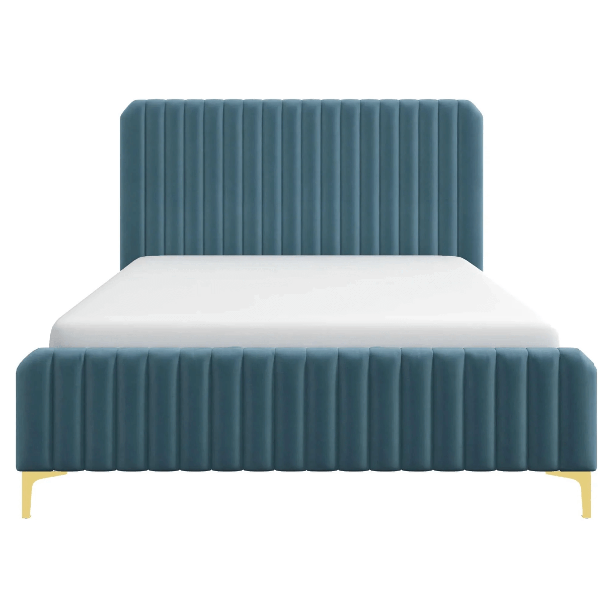Bethany Tufted Velvet Upholstered Bed Platform (3 Colors)