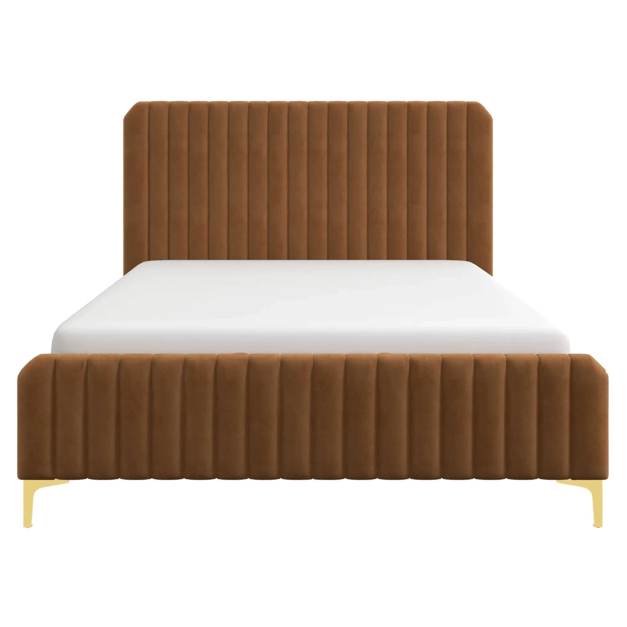 Bethany Tufted Velvet Upholstered Bed Platform (3 Colors)