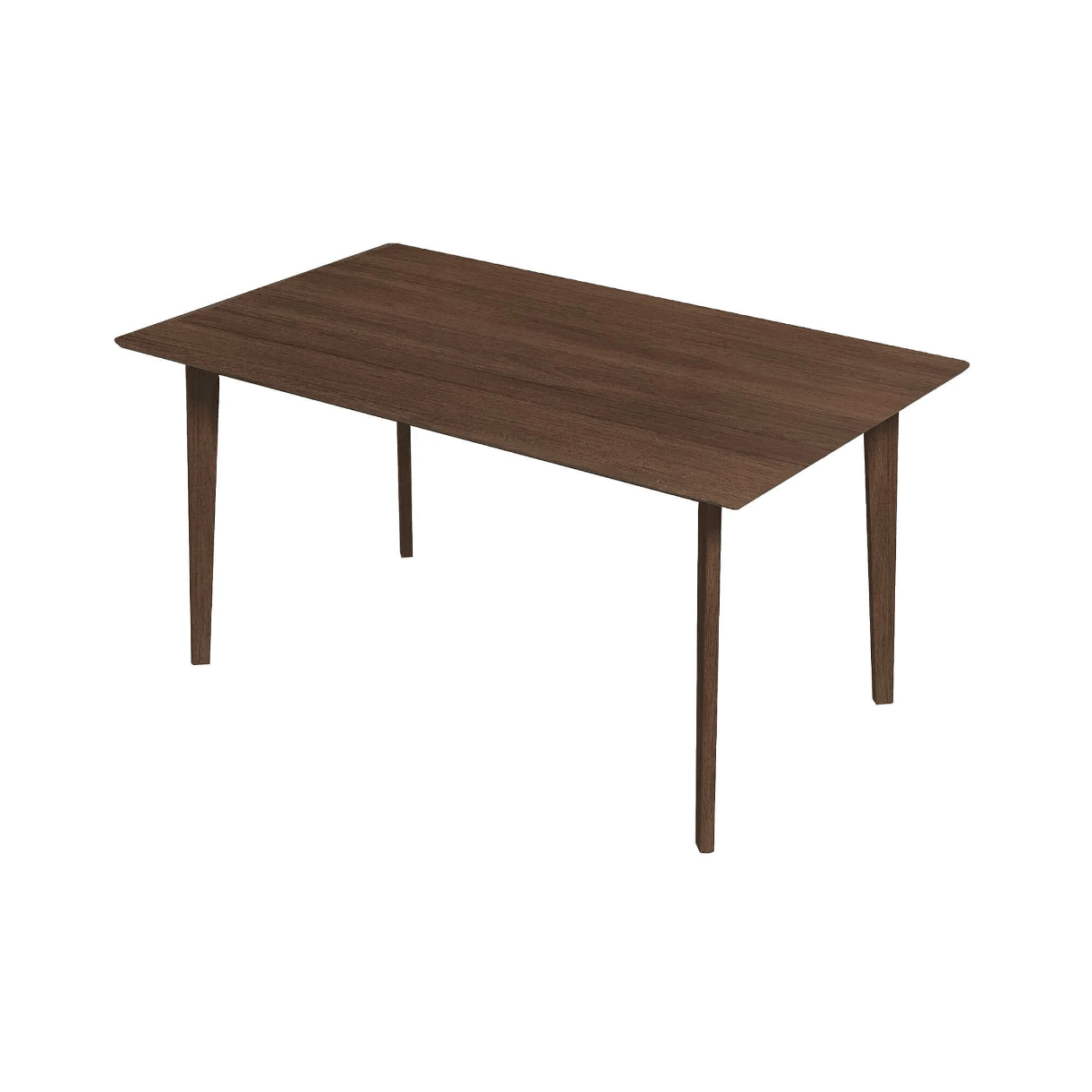 Carlos MCM Solid Wood Rectangular Dining Table 59