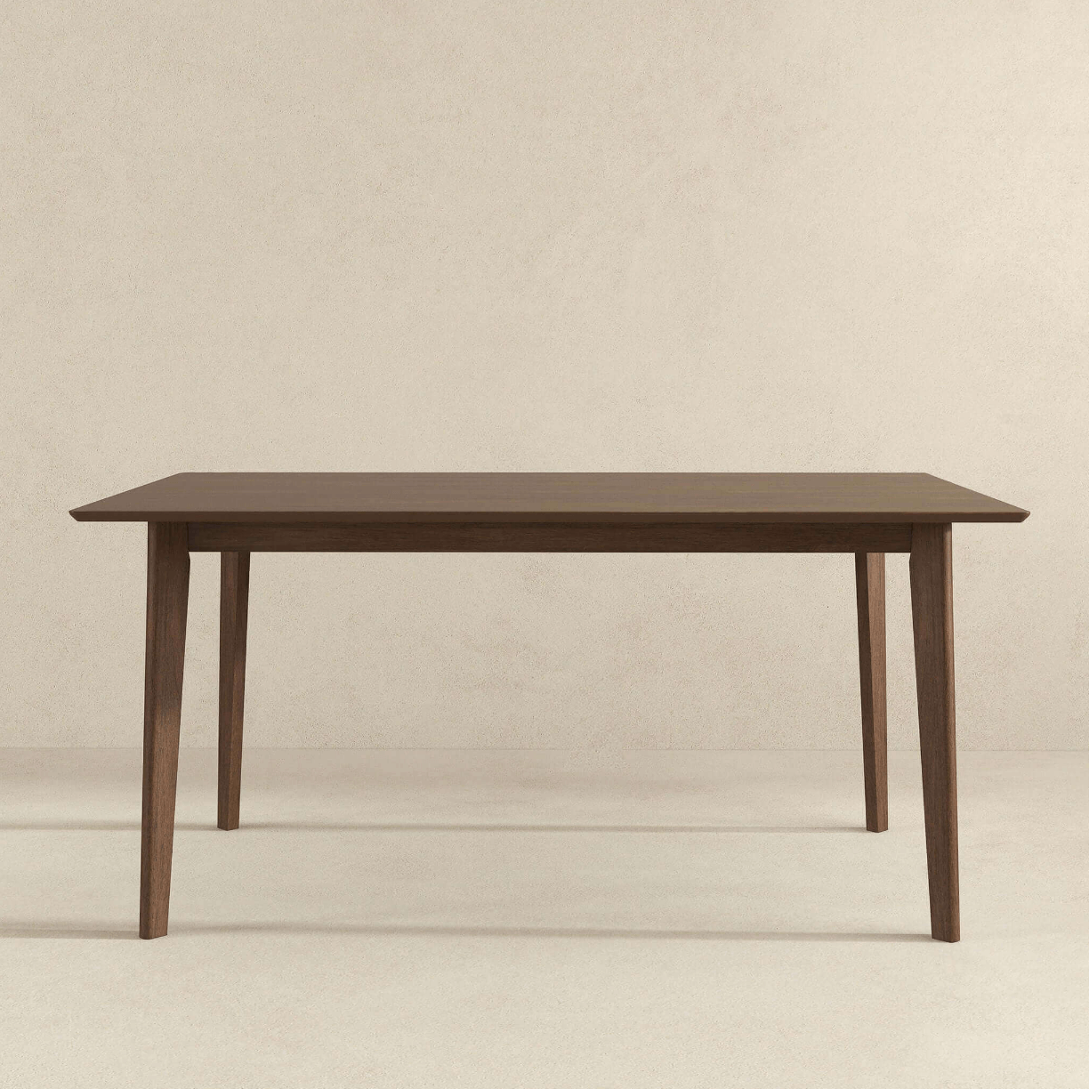 Carlos MCM Solid Wood Rectangular Dining Table 59