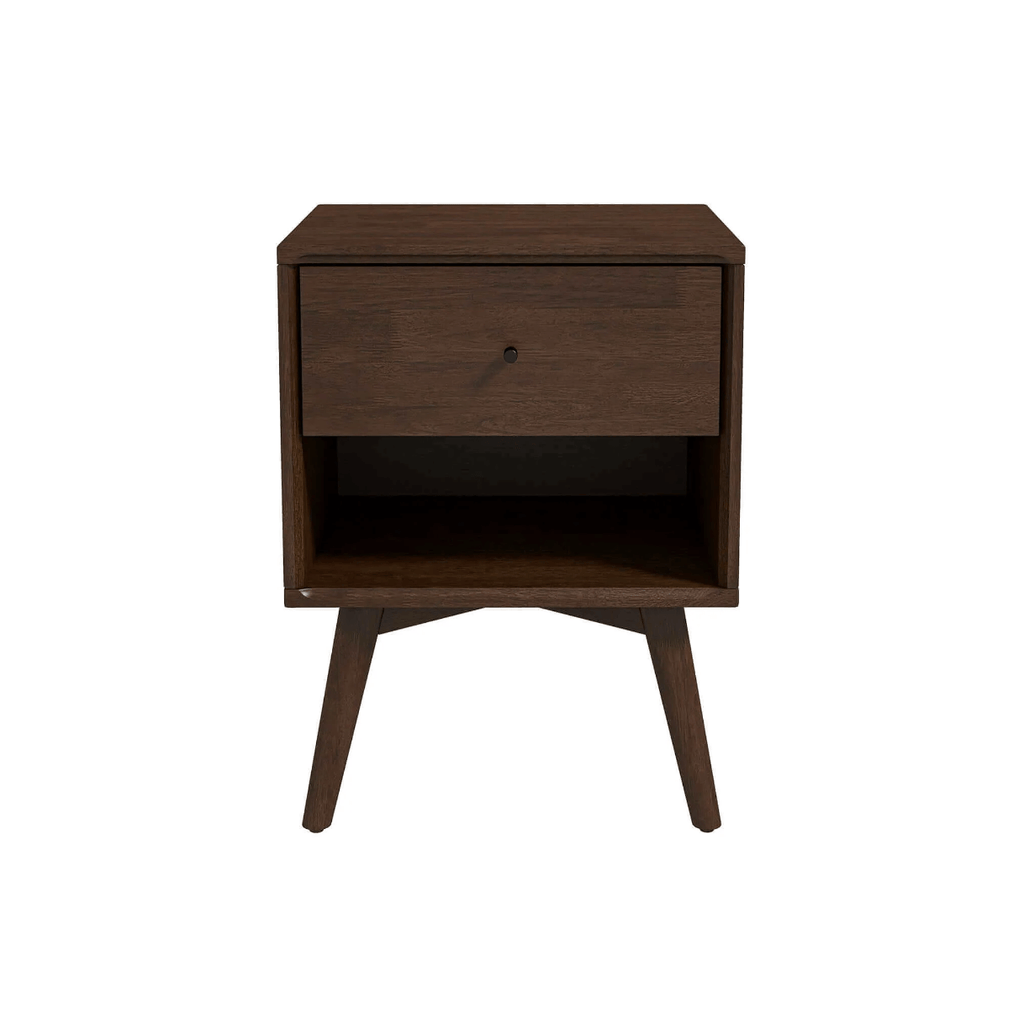 Caroline MCM Style Solid Wood Nightstand