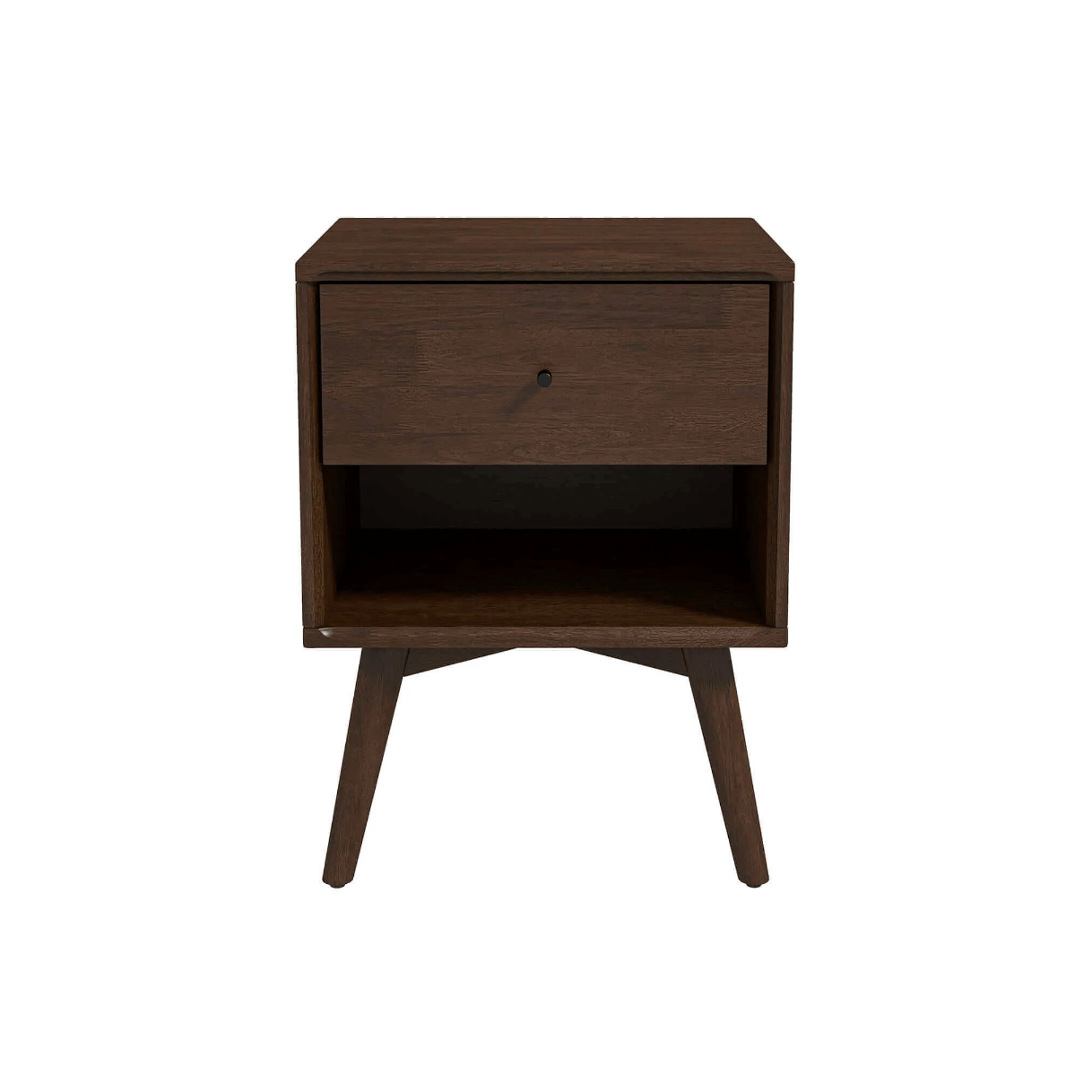 Caroline MCM Style Solid Wood Nightstand