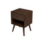 Caroline MCM Style Solid Wood Nightstand