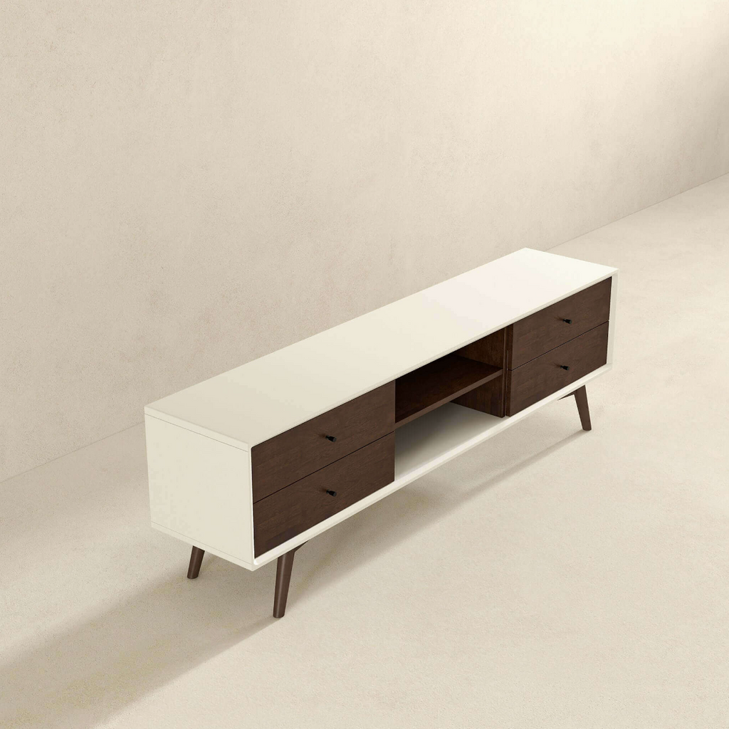 Caroline MCM Solid Wood Media Console TV Stand 71