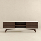 Caroline MCM Solid Wood Media Console TV Stand 71