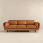Chase MCM Genuine Leather Sofa 91
