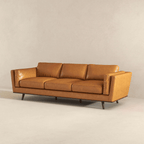 Chase MCM Genuine Leather Sofa 91