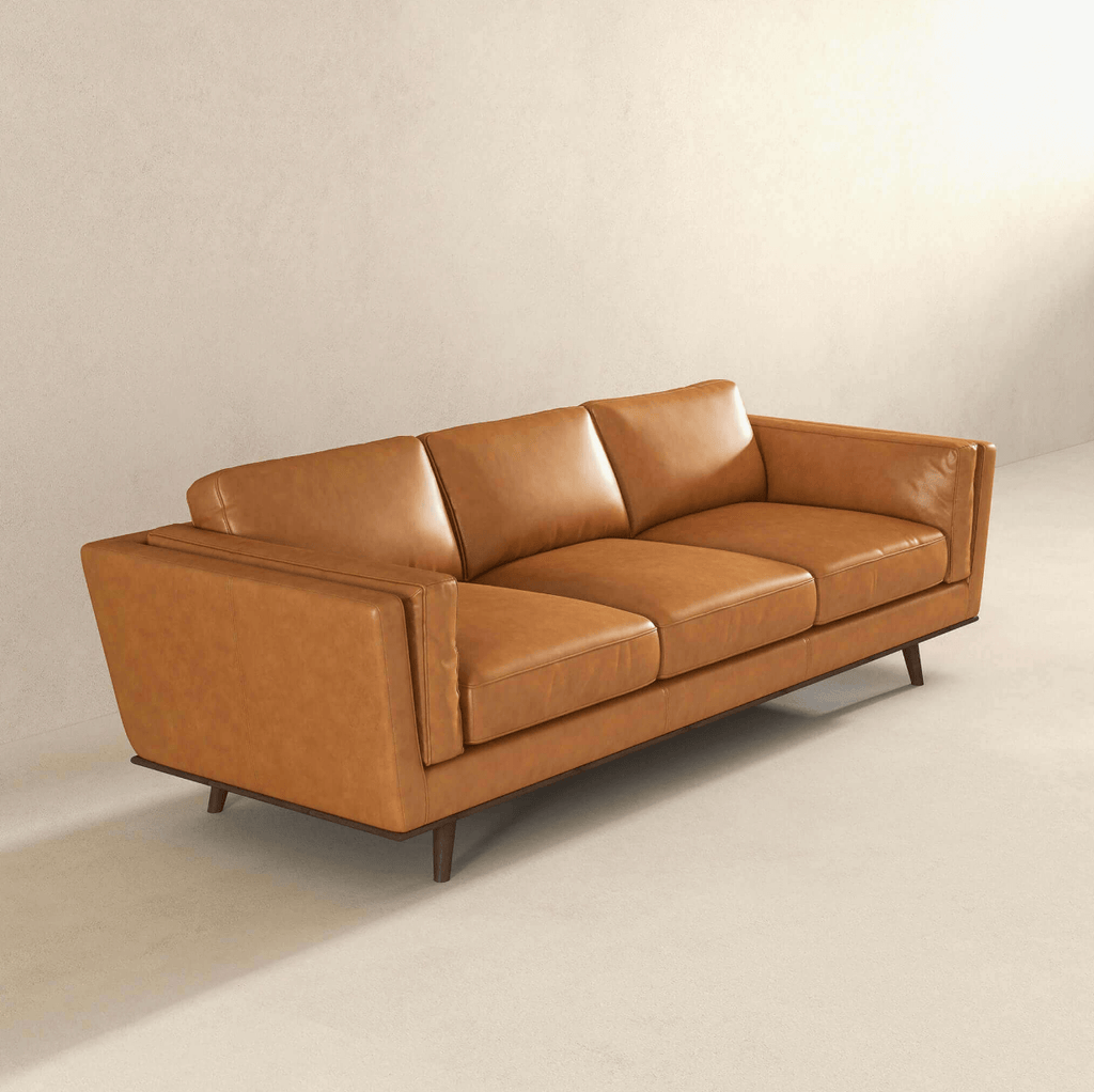Chase MCM Genuine Leather Sofa 91