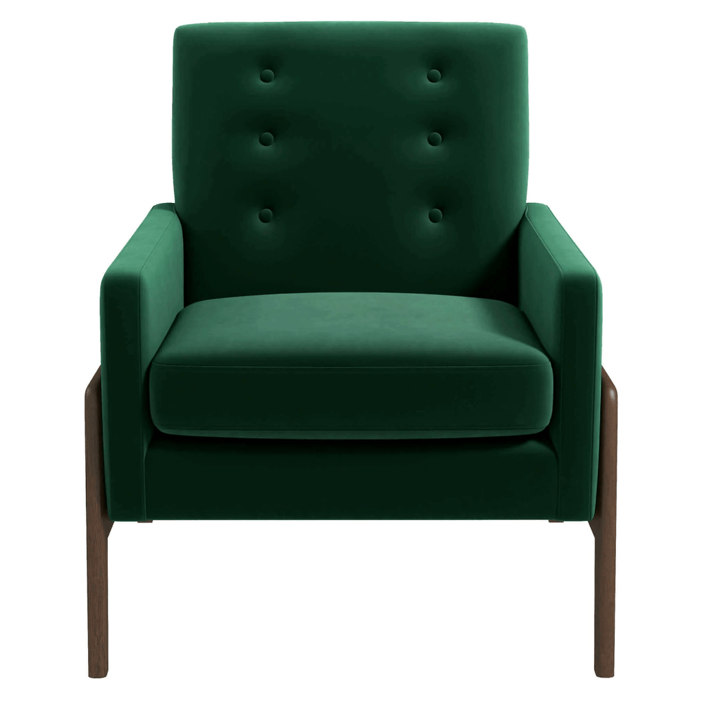 Cole Button Tufted Lounge Accent Armchair (3 Colors)