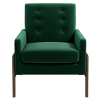 Cole Button Tufted Lounge Accent Armchair (3 Colors)