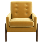 Cole Button Tufted Lounge Accent Armchair (3 Colors)