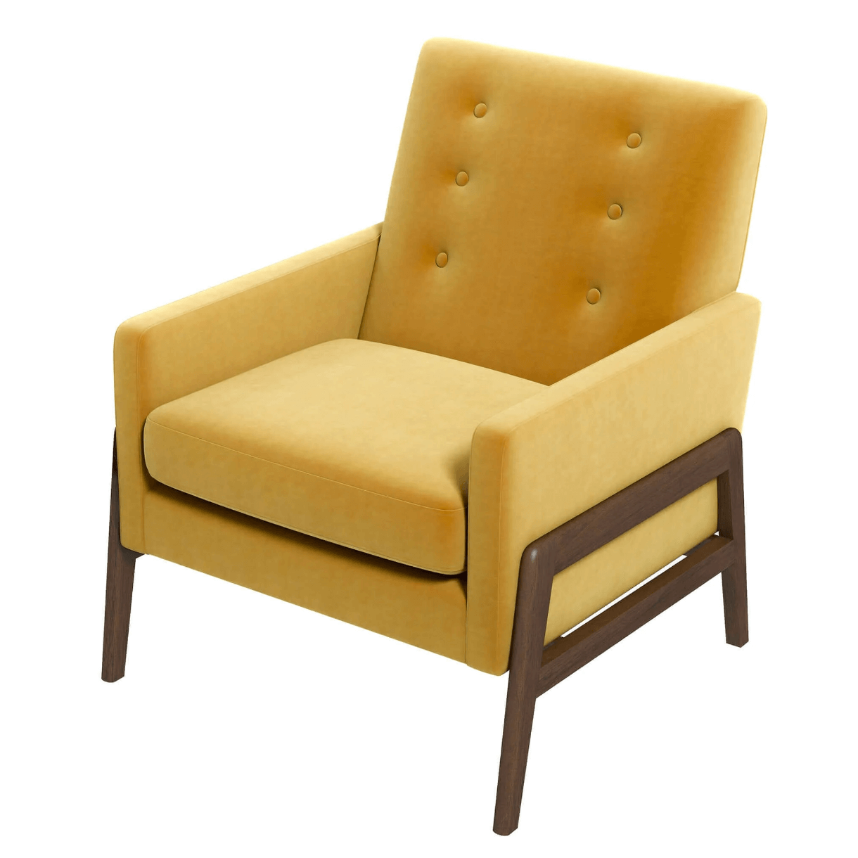 Cole Button Tufted Lounge Accent Armchair (3 Colors)
