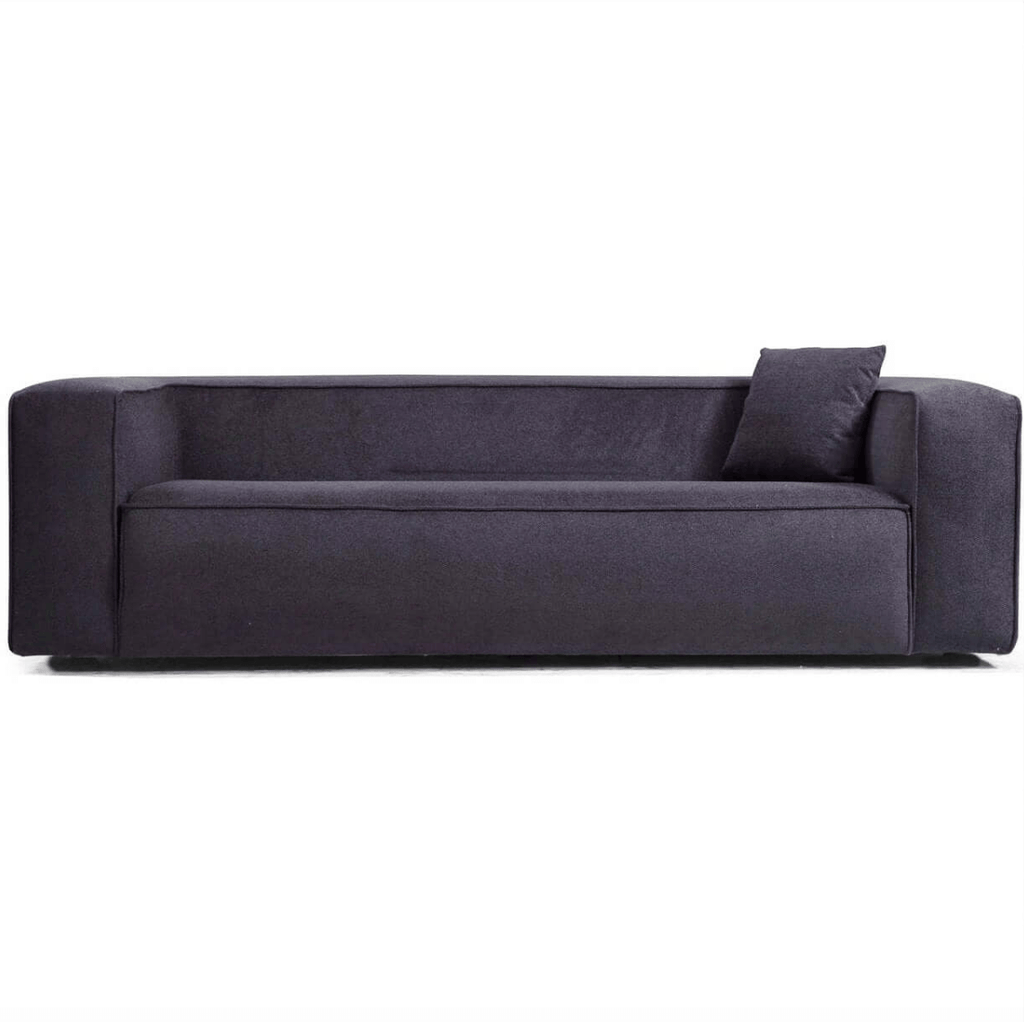 Marshall Contemporary Boucle Box Arm Sofa 91”