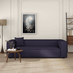 Marshall Contemporary Boucle Box Arm Sofa 91”