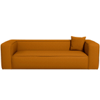Marshall Contemporary Boucle Box Arm Sofa 91”