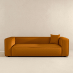 Marshall Contemporary Boucle Box Arm Sofa 91”