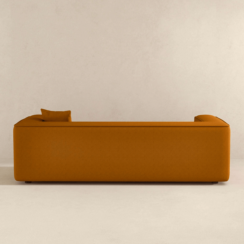 Marshall Contemporary Boucle Box Arm Sofa 91”