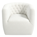Delaney Tufted Accent Barrel Swivel Chair (6 Colors)