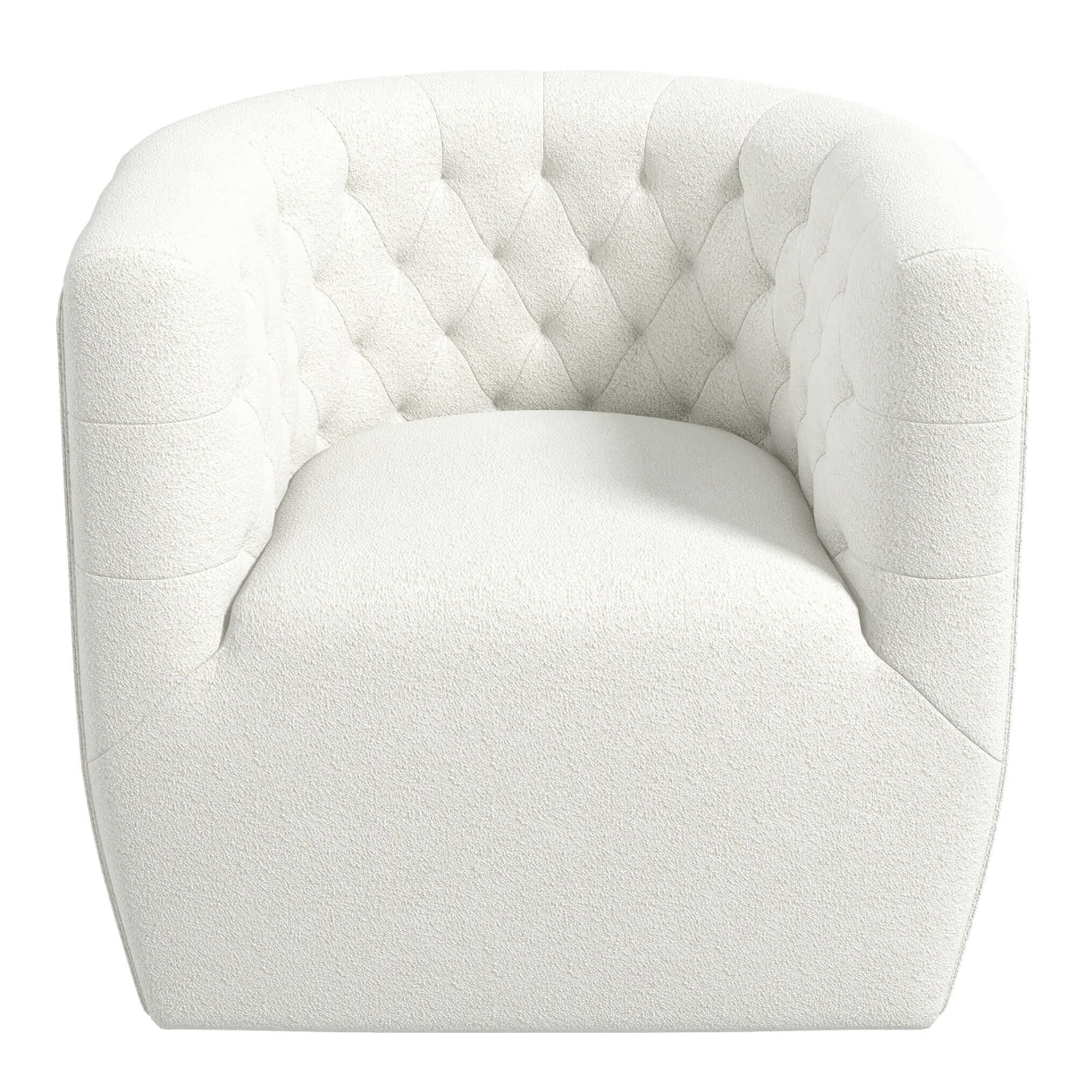 Delaney Tufted Accent Barrel Swivel Chair (6 Colors)