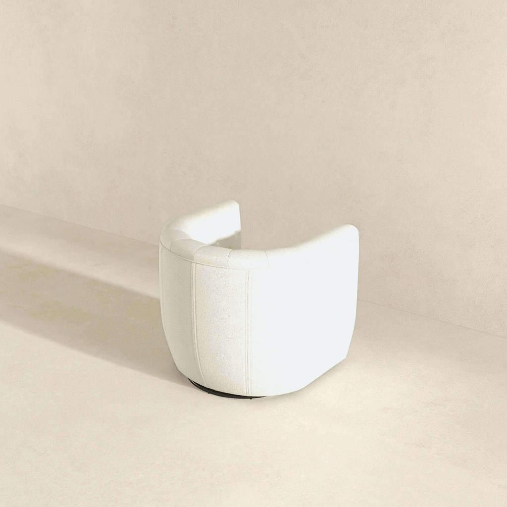 Delaney Tufted Accent Barrel Swivel Chair (6 Colors)