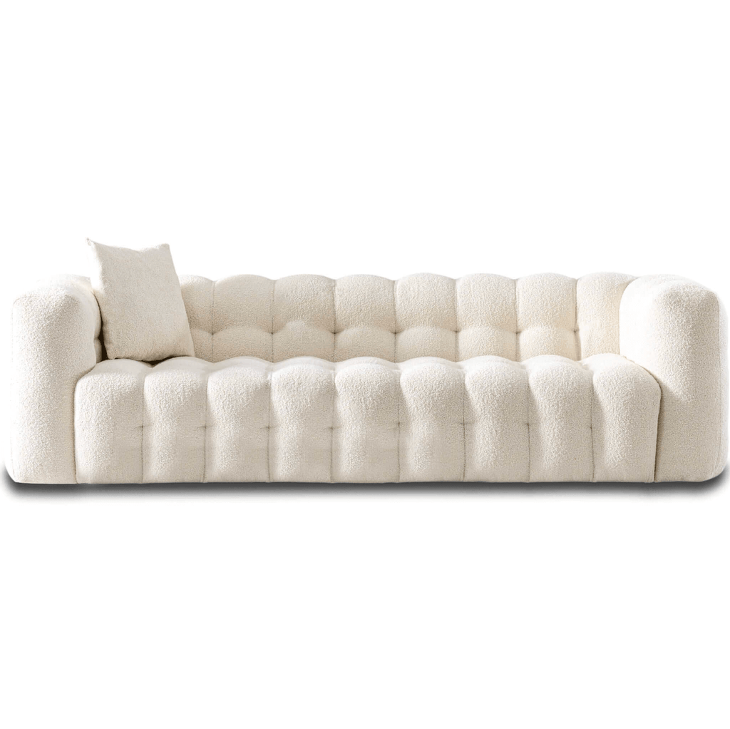 Eden Modern Boucle Bubble Sofa 90