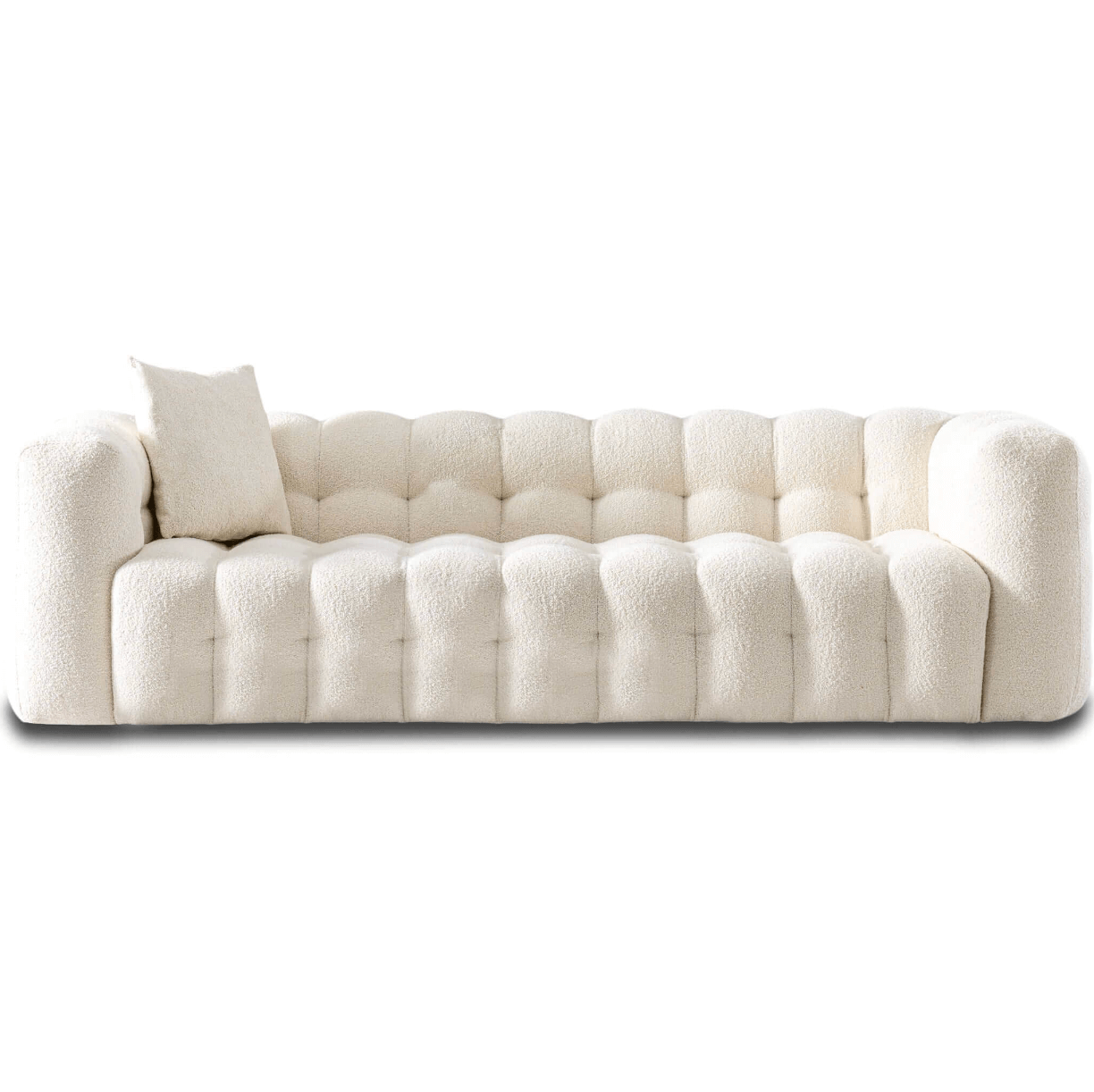 Eden Modern Boucle Bubble Sofa 90