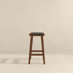 James Stool Strapped Genuine Leather Seat
