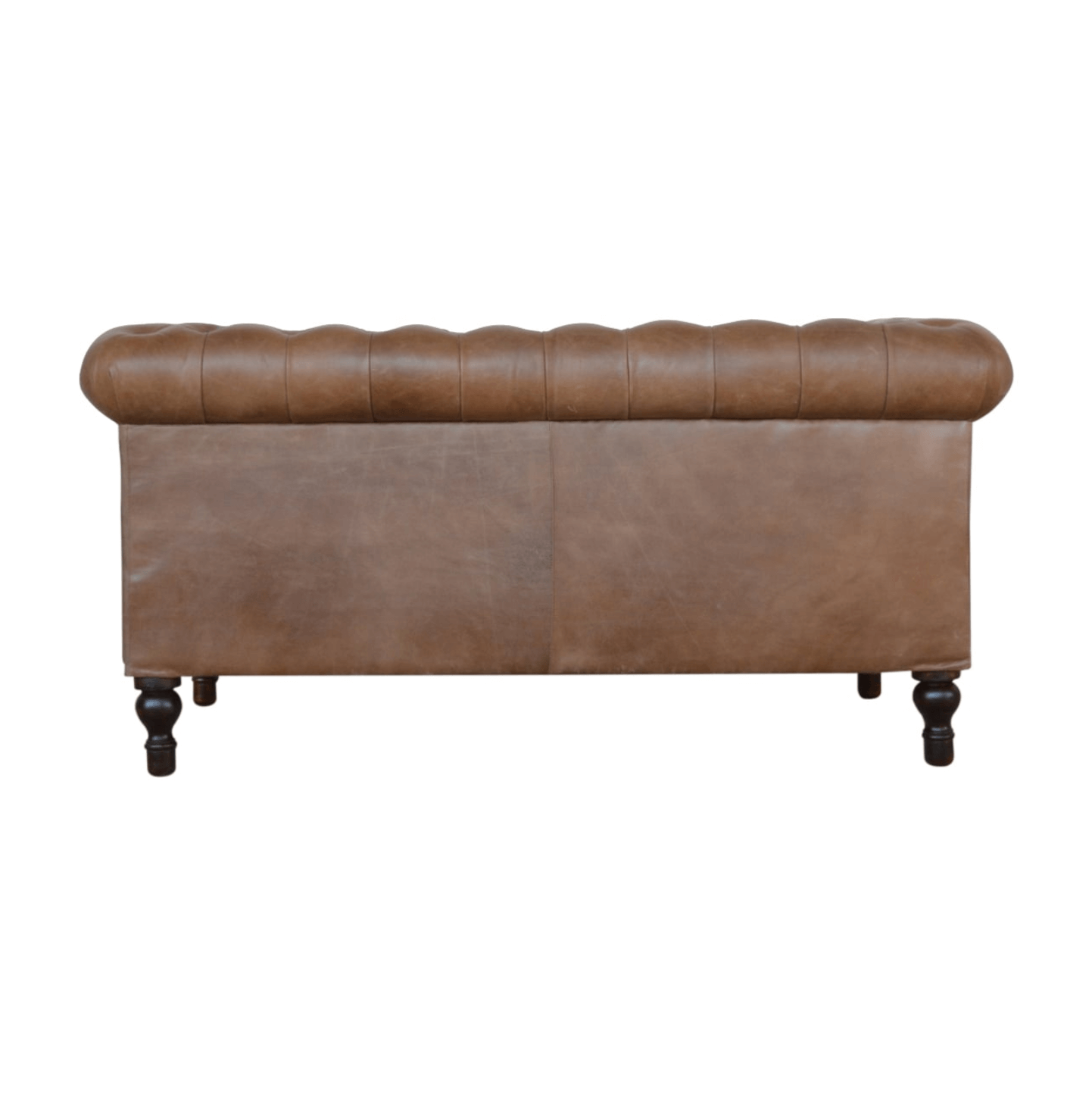 Buffalo Leather Chesterfield Sofa Loveseat 59'