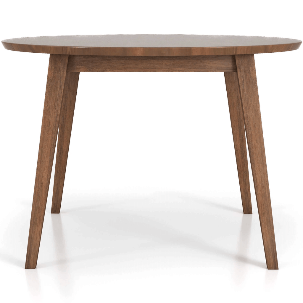 Lara MCM Solid Walnut Wood Round Dining Table 43