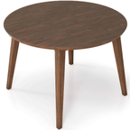 Lara MCM Solid Walnut Wood Round Dining Table 43