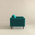 Amber MCM Velvet Accent Lounge Chair