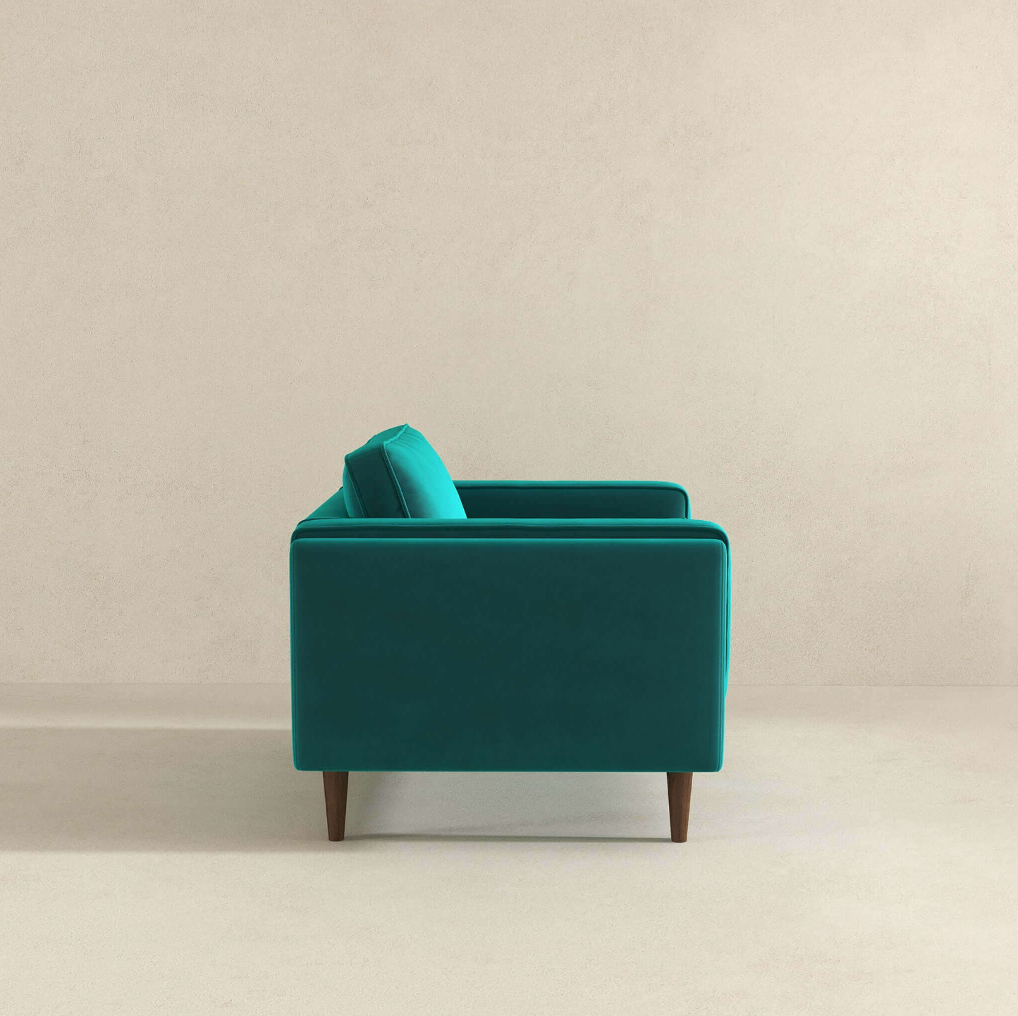 Amber MCM Velvet Accent Lounge Chair