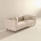 Edward Midcentury Tufted Velvet Upholstered Sofa 90L