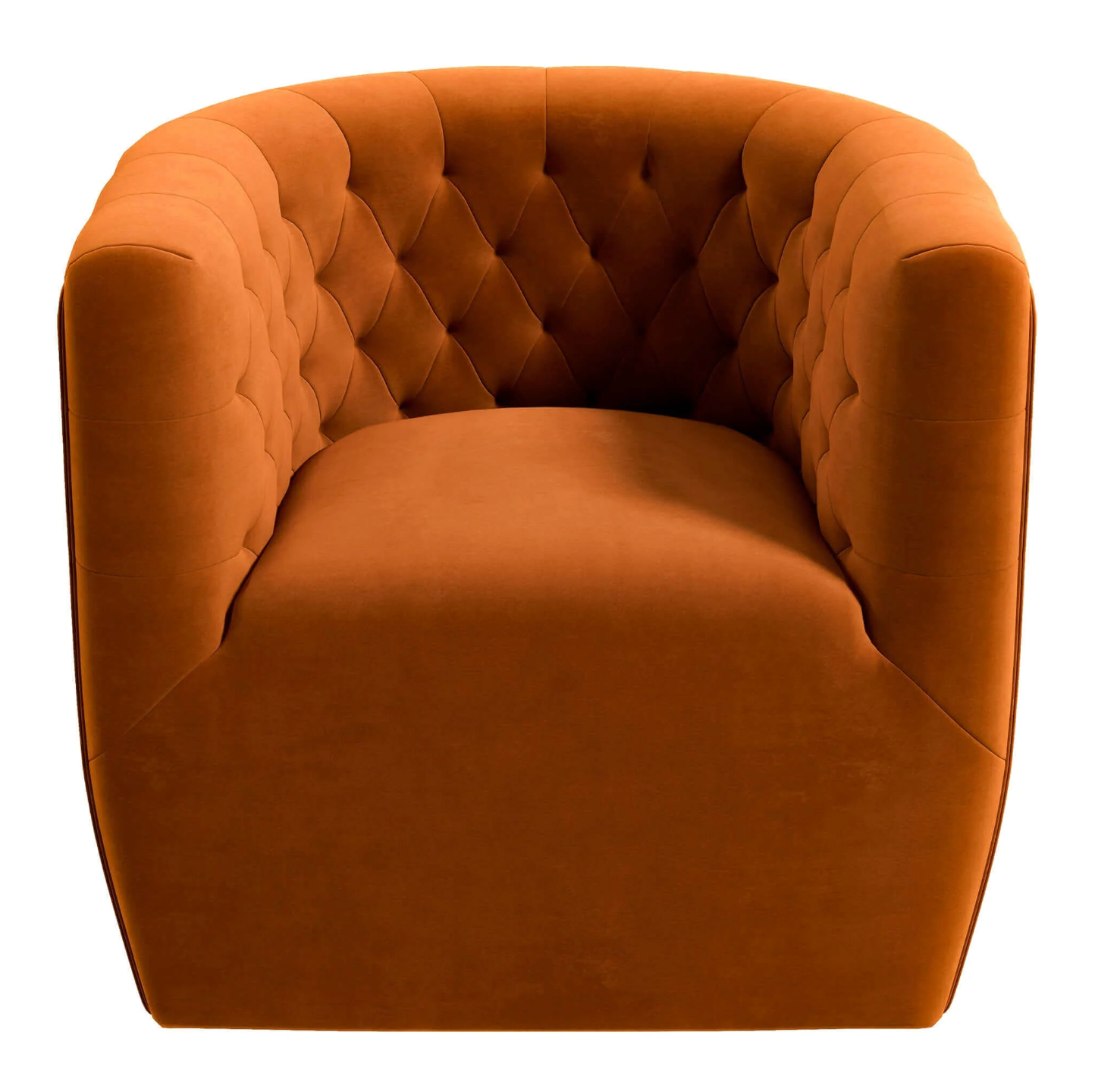 Delaney Tufted Accent Barrel Swivel Chair (6 Colors)