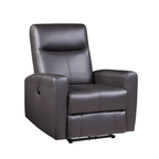 Blane Brown Premium Leather Power Motion Recliner