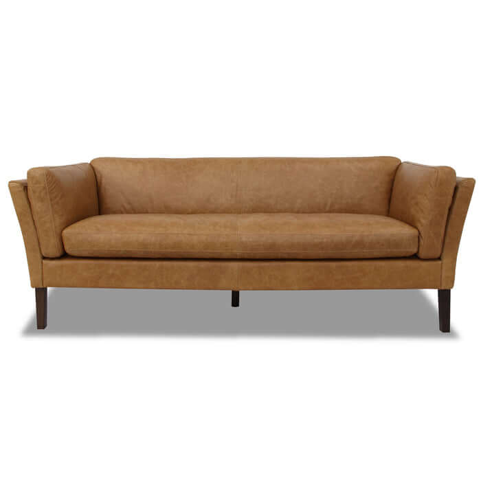 York MCM Buffalo Leather Sofa 93 (2 Colors)