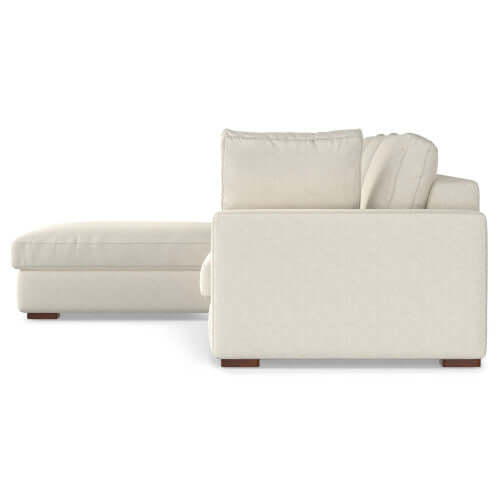 Charlie Modern Deep Seat Sectional Chaise Sofa 122 (2 Colors)