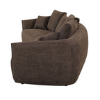 Bash Macca Anthology Brown Boucle Modular Sectional Sofa 145L