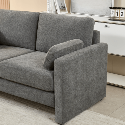 Small Contemporary Loveseat Sofa 58 (4 Colors)