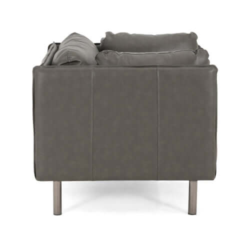 Faux Leather MCM Lounge Chair (3 Colors)