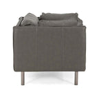 Faux Leather MCM Lounge Chair (3 Colors)