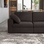 Cecilia Dark Gray Modular Chaise Sofa Sectional 121