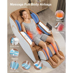 Full Body Zero Gravity Massage Chair with SL-Track and Back Heating