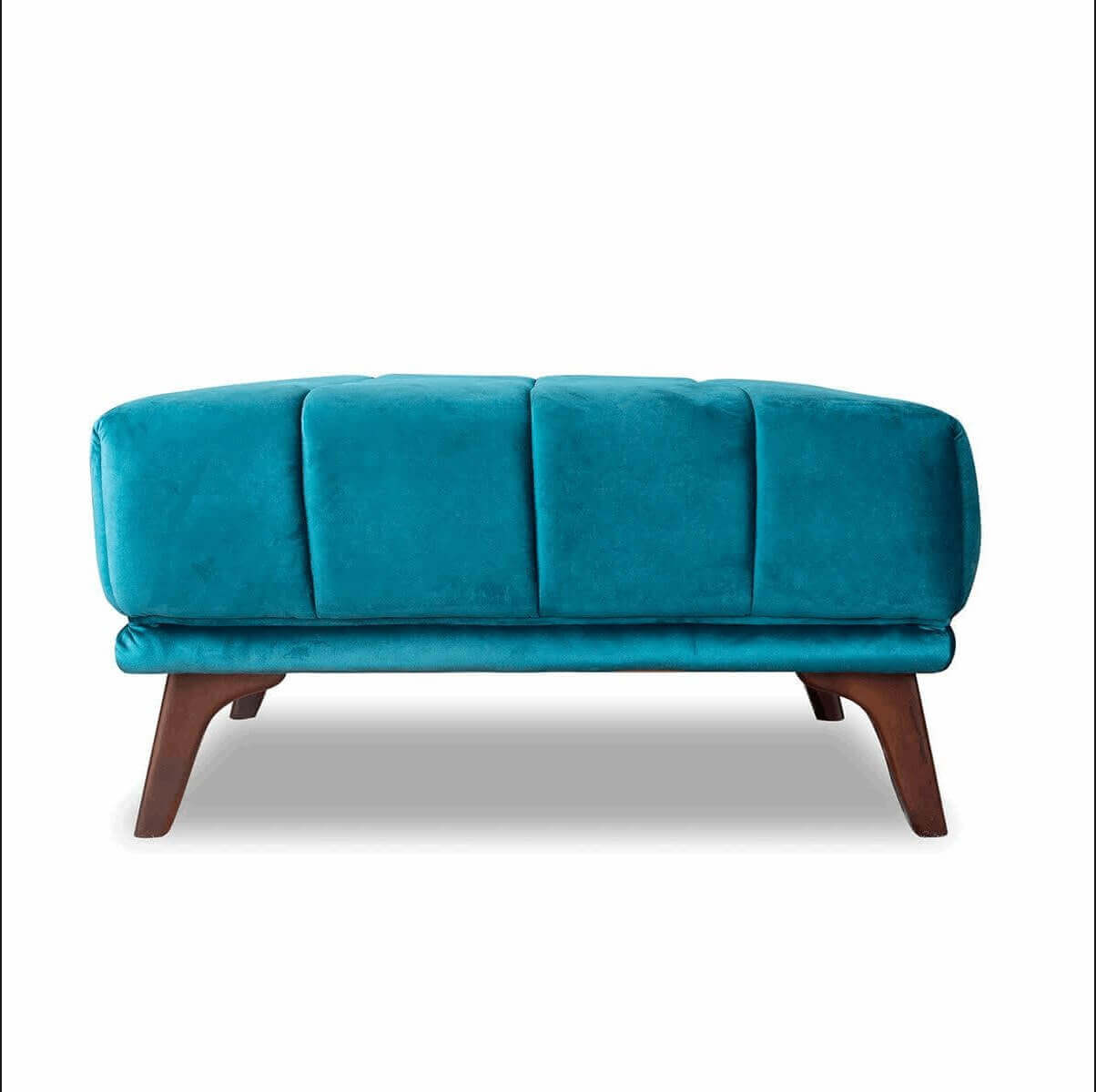 Addison MCM Tufted Square Ottoman (Color & Upholstery Options)