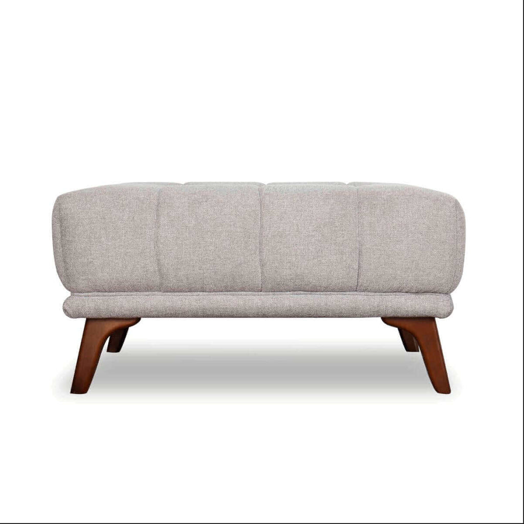 Addison MCM Tufted Square Ottoman (Color & Upholstery Options)