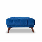 Addison MCM Tufted Square Ottoman (Color & Upholstery Options)